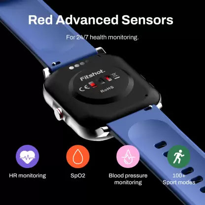 Fitshot Connect 1.85inch CosmicDisplay, Bluetooth Calling & SoloSync Technology Smartwatch (Black Strap, Regular) Fitshot Connect 1.85inch CosmicDisplay, Bluetooth Calling & SoloSync Technology Smartwatch (Black Strap, Regular)